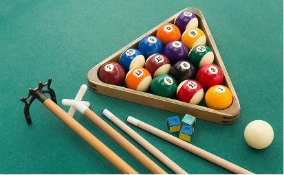 Pool cue and gear shop at Texas Billiards Club