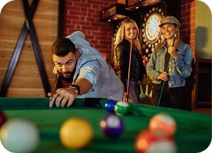Private room booking for billiards parties